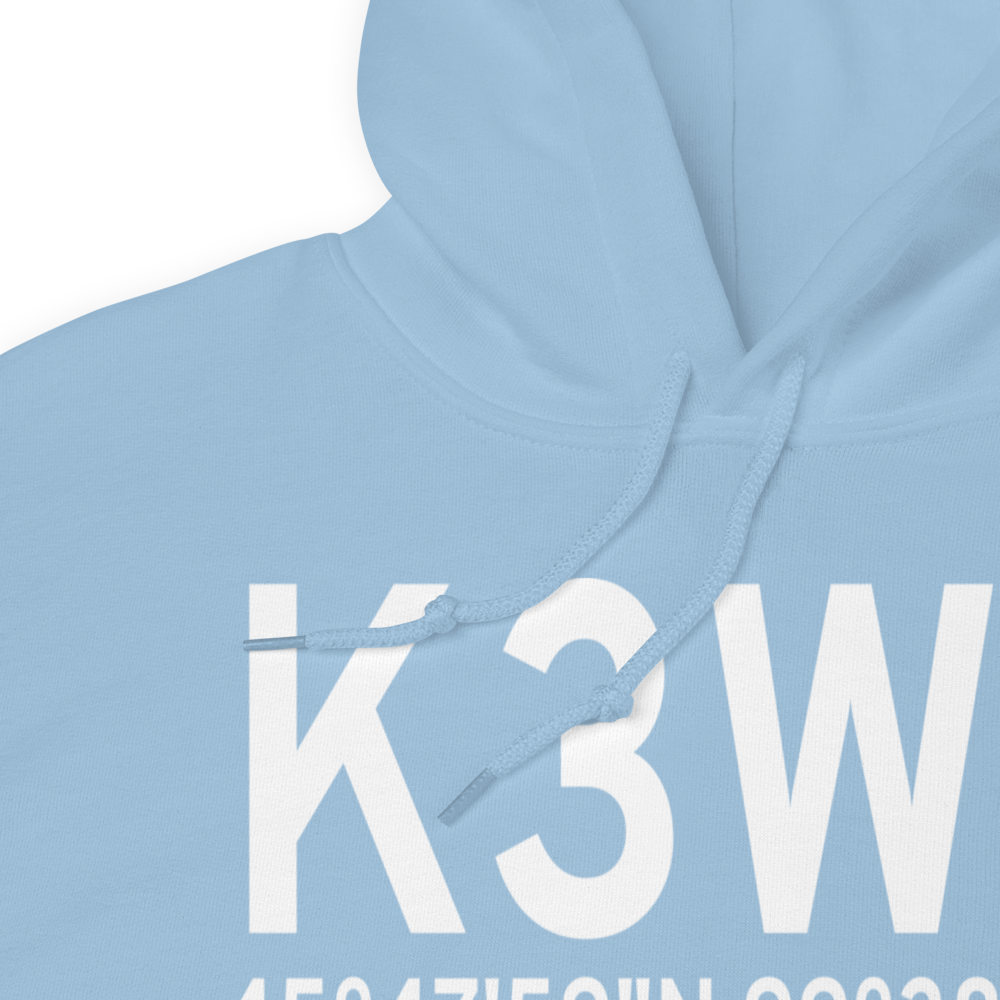 Eureka Municipal Airport (K3W8) ICAO Hoodie Sweatshirt 