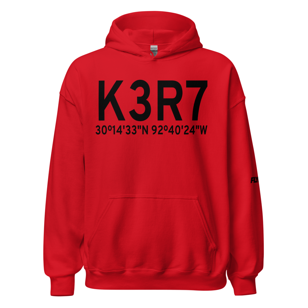 Jennings Airport (K3R7) ICAO Hoodie Sweatshirt 