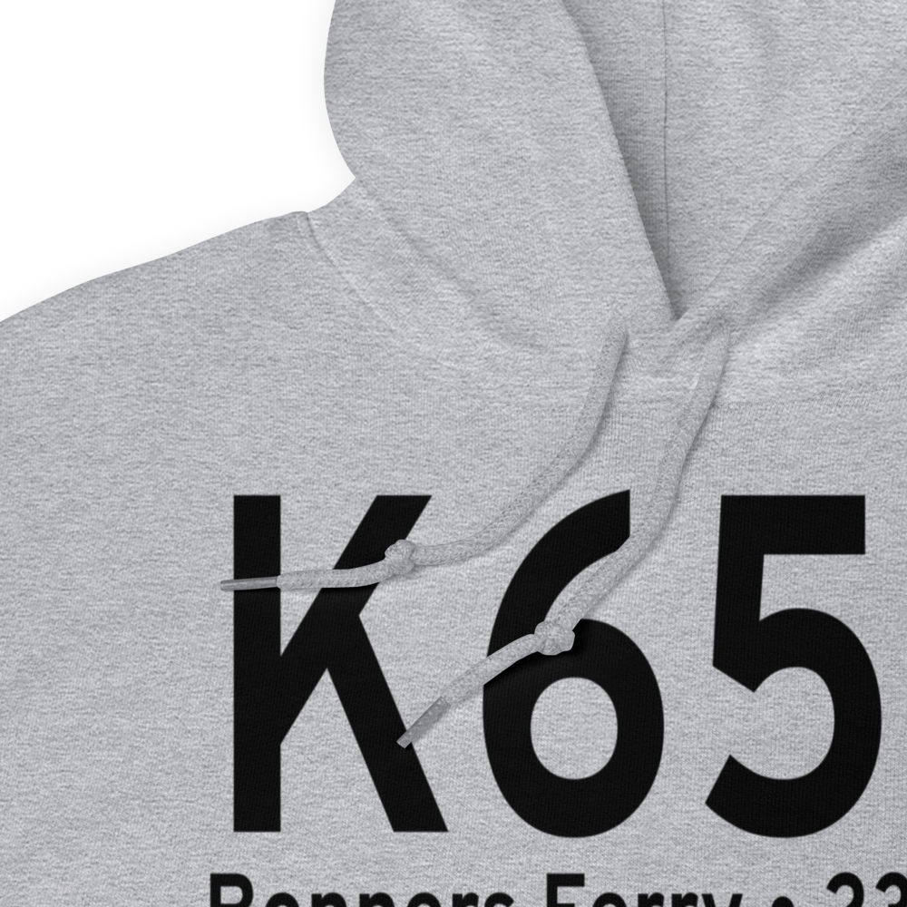 Boundary County Airport (K65S) ICAO Hoodie Sweatshirt 