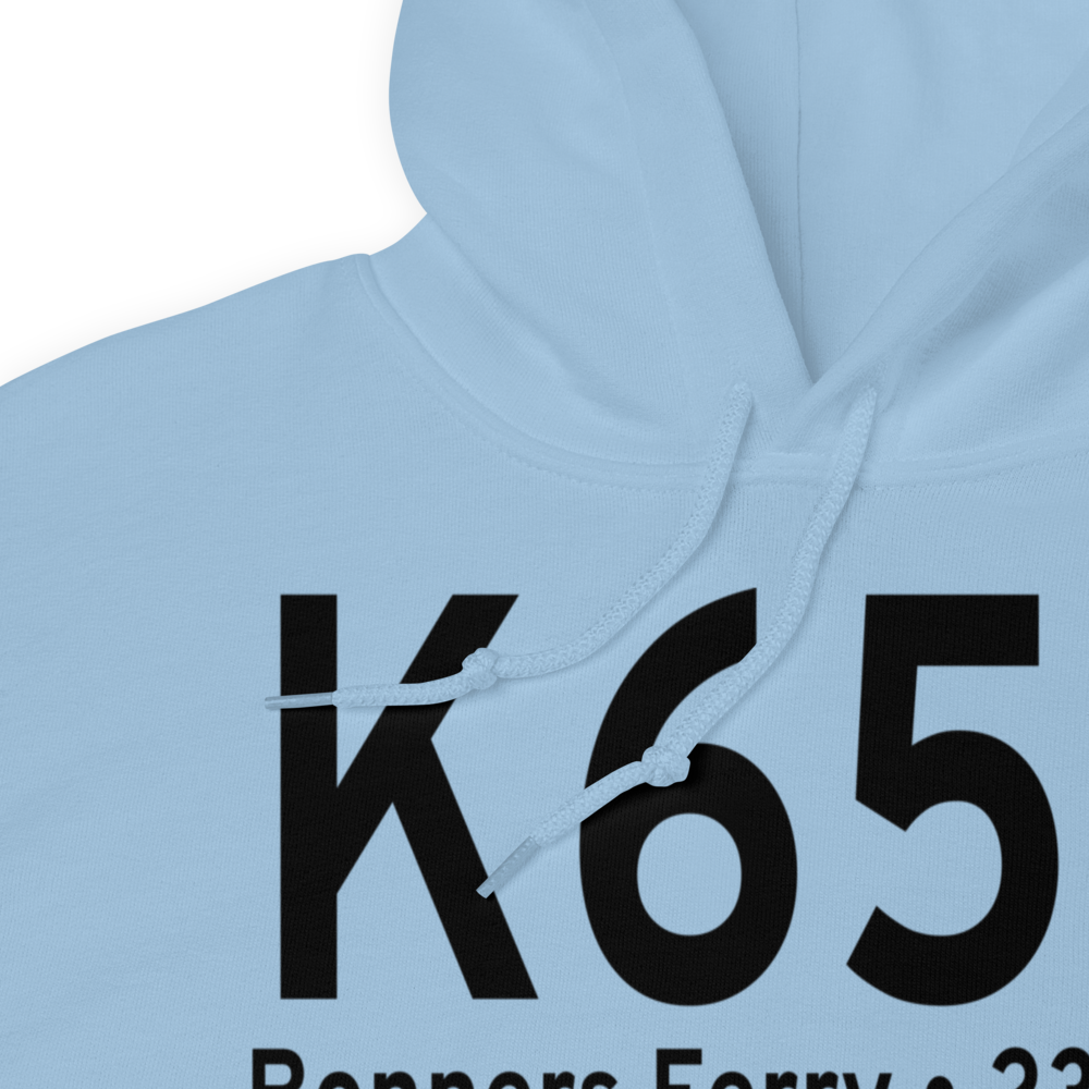Boundary County Airport (K65S) ICAO Hoodie Sweatshirt 