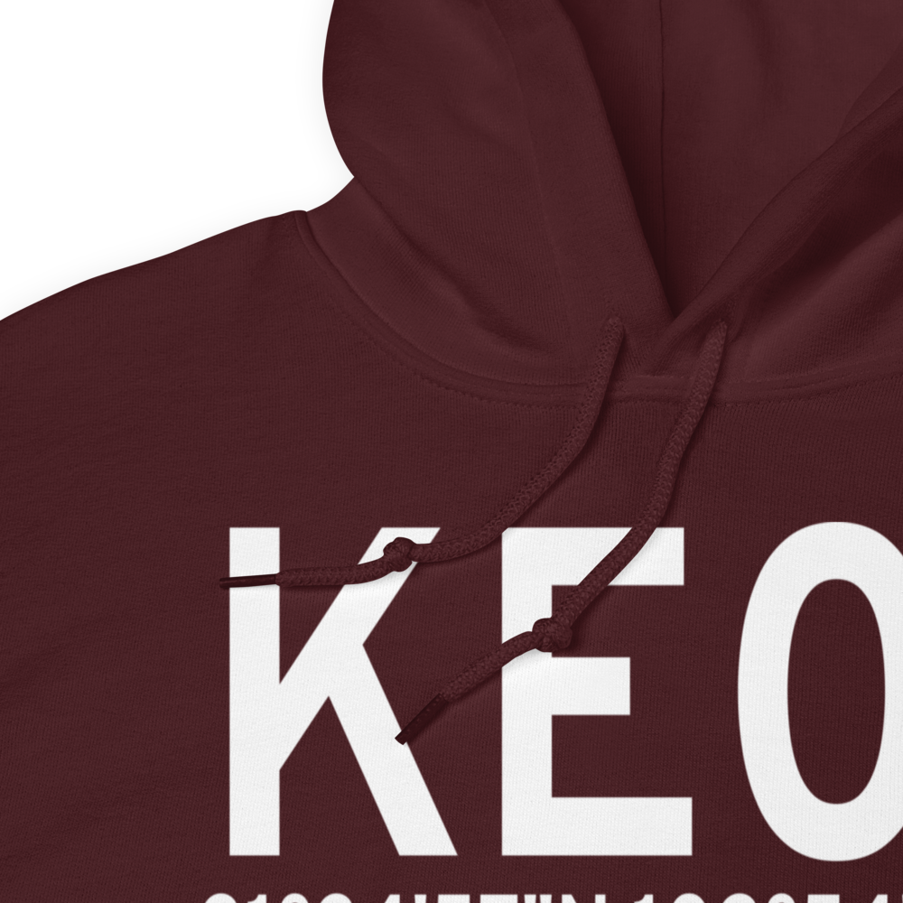Roy Hurd Memorial Airport (KE01) ICAO Hoodie Sweatshirt 