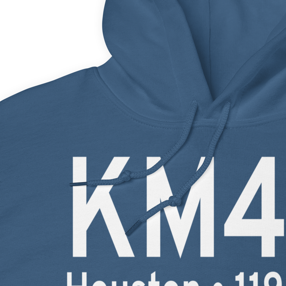 Houston Memorial Airport (KM48) ICAO Hoodie Sweatshirt 