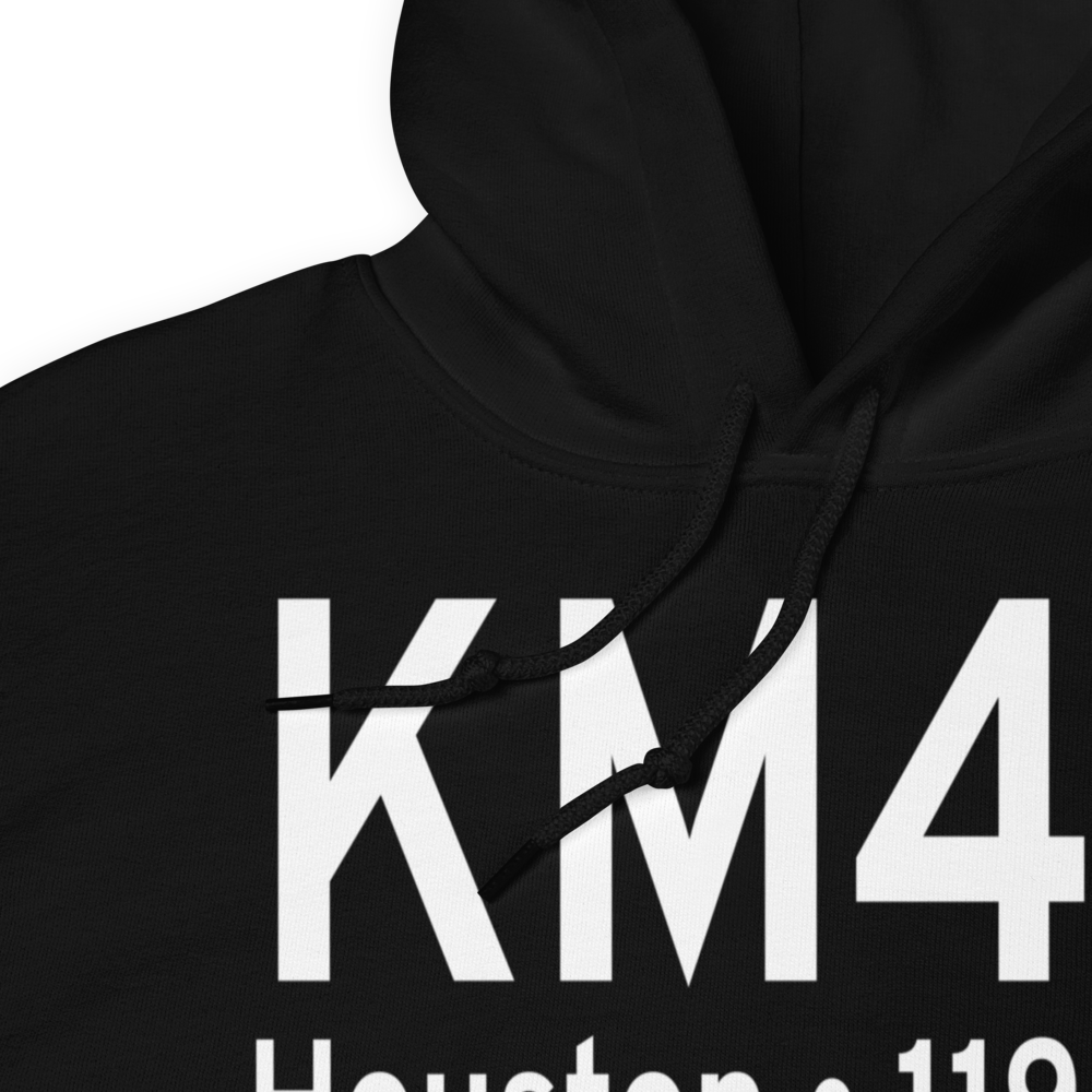 Houston Memorial Airport (KM48) ICAO Hoodie Sweatshirt 