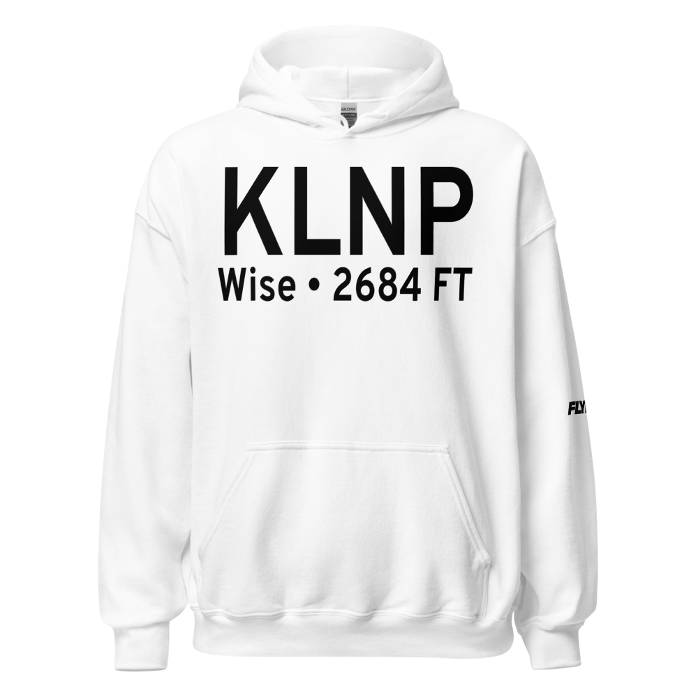 Lonesome Pine Airport (KLNP) ICAO Hoodie Sweatshirt 