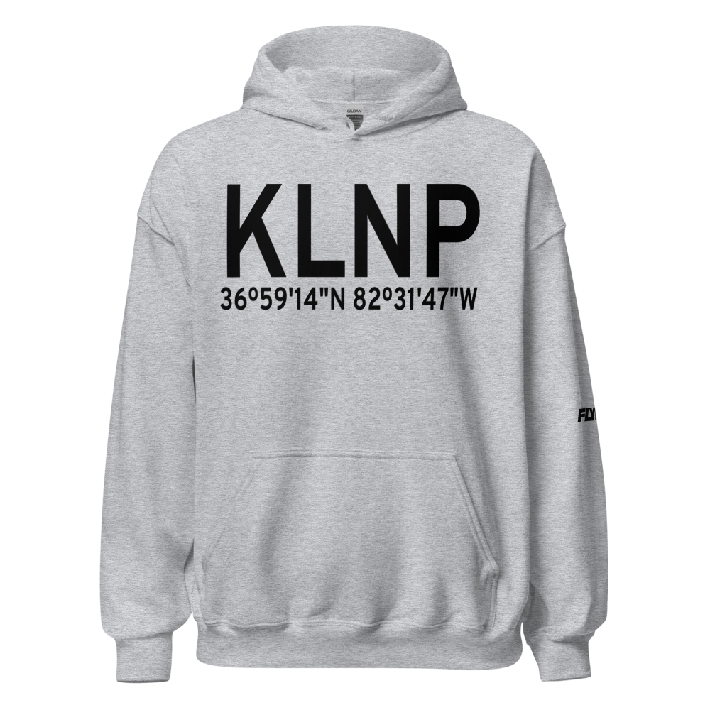 Lonesome Pine Airport (KLNP) ICAO Hoodie Sweatshirt 