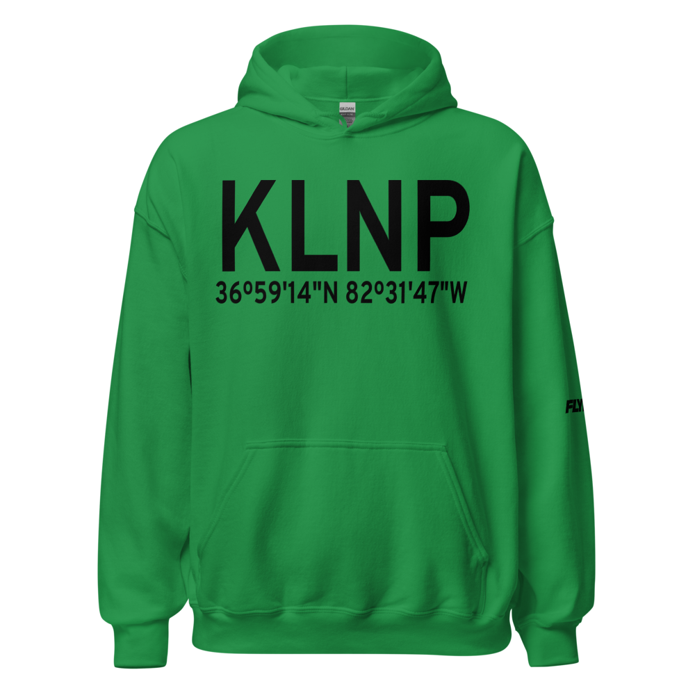 Lonesome Pine Airport (KLNP) ICAO Hoodie Sweatshirt 