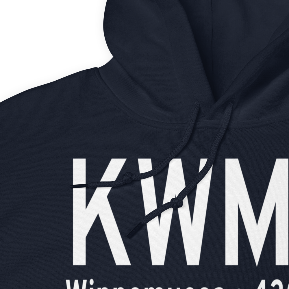 Winnemucca Municipal Airport (KWMC) ICAO Hoodie Sweatshirt 