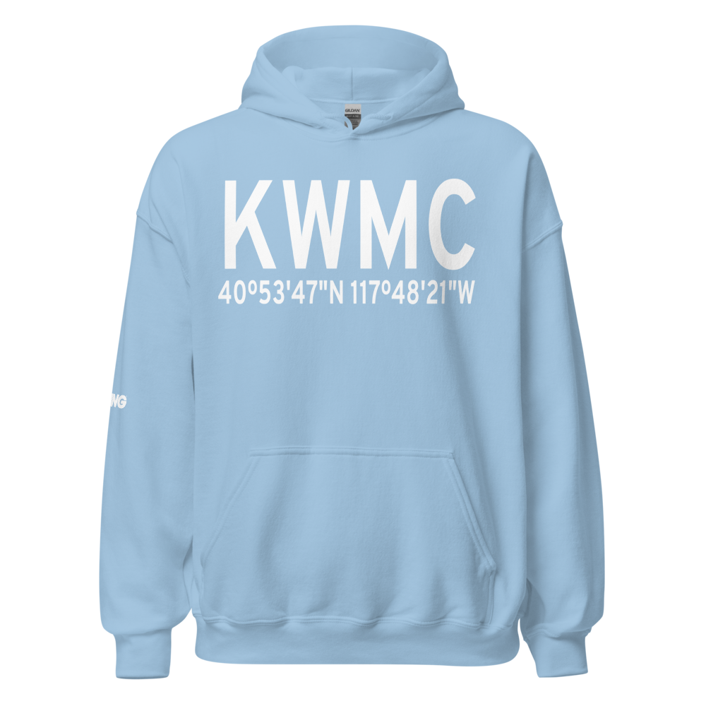 Winnemucca Municipal Airport (KWMC) ICAO Hoodie Sweatshirt 