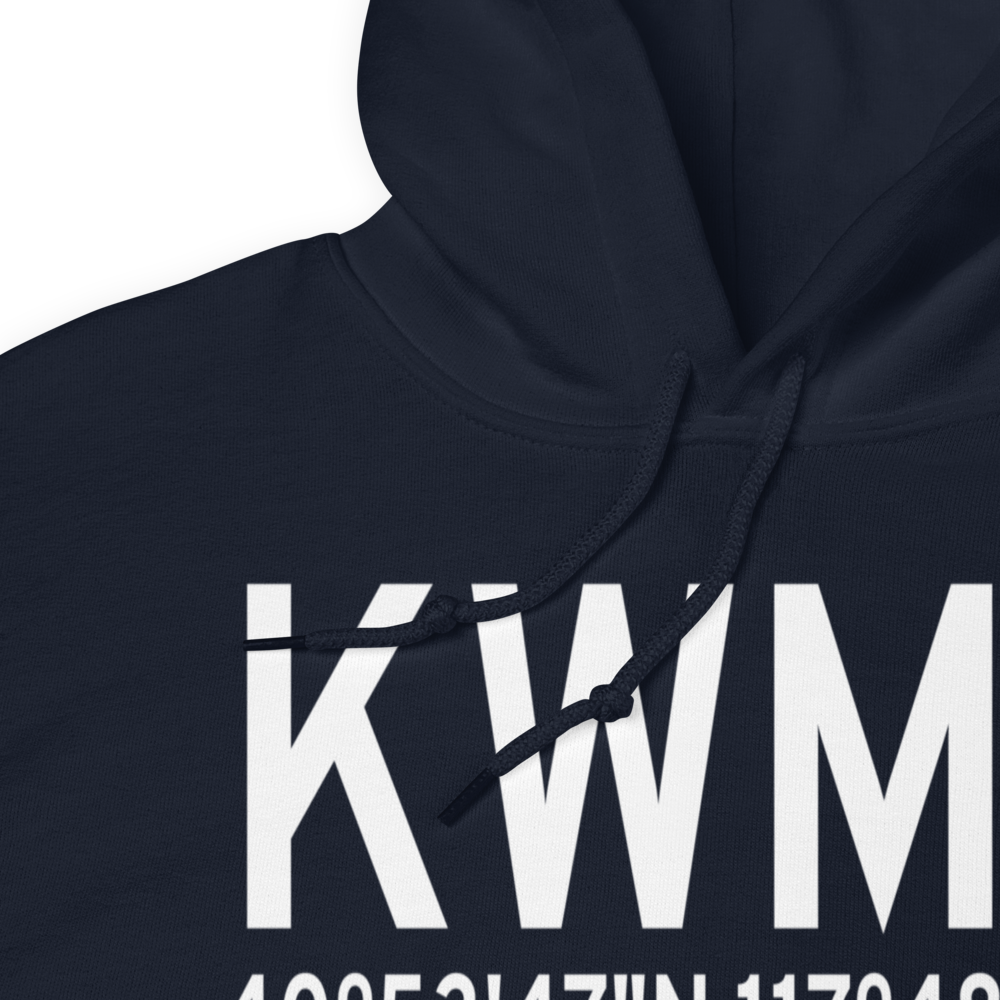 Winnemucca Municipal Airport (KWMC) ICAO Hoodie Sweatshirt 