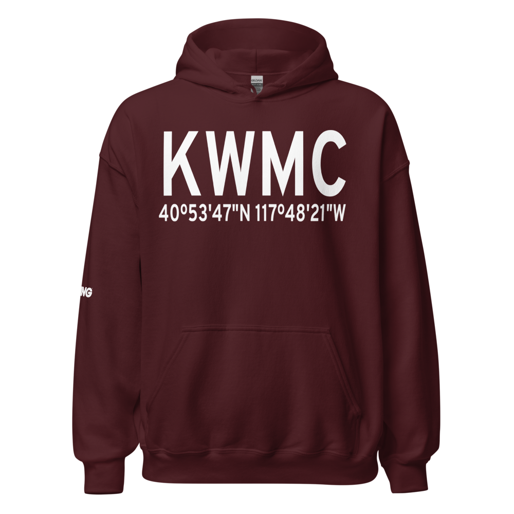 Winnemucca Municipal Airport (KWMC) ICAO Hoodie Sweatshirt 