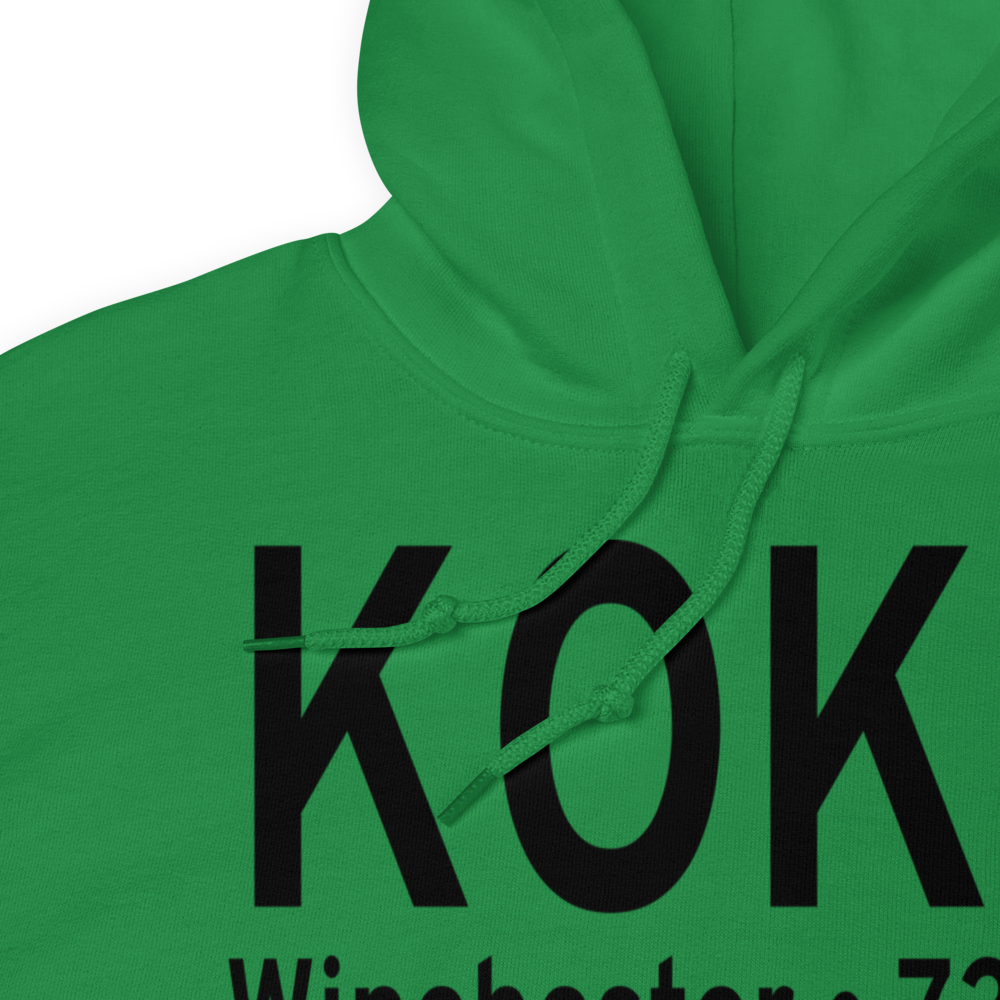 Winchester Regional Airport (KOKV) ICAO Hoodie Sweatshirt 