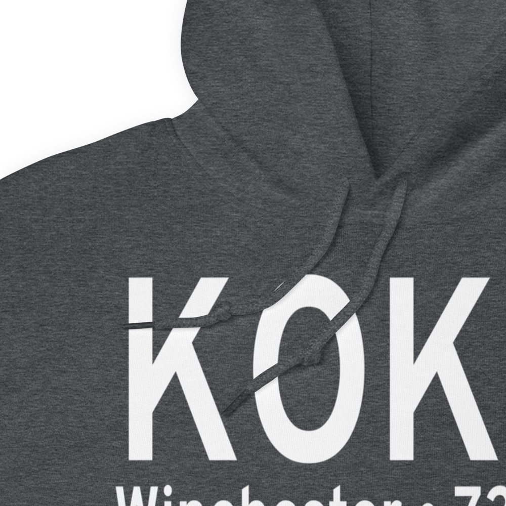 Winchester Regional Airport (KOKV) ICAO Hoodie Sweatshirt 