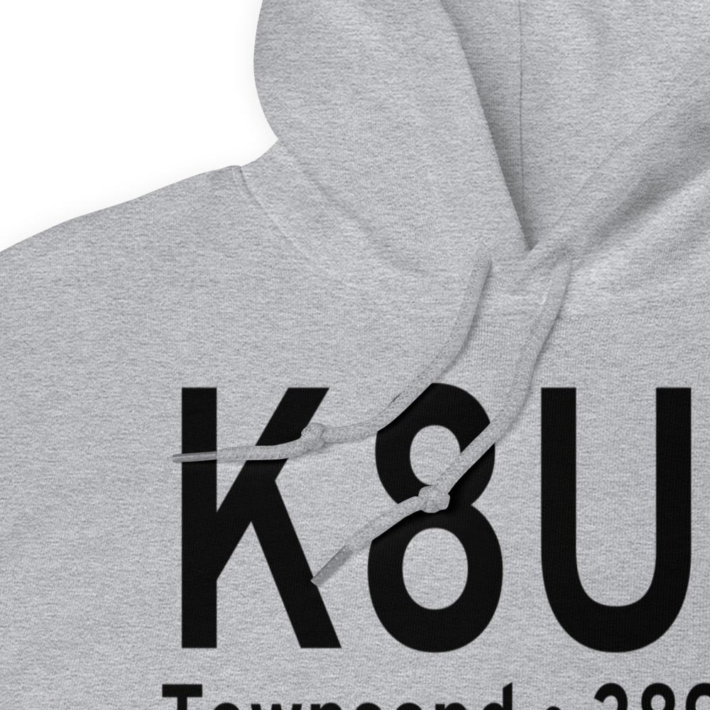 Townsend Airport (K8U8) ICAO Hoodie Sweatshirt 