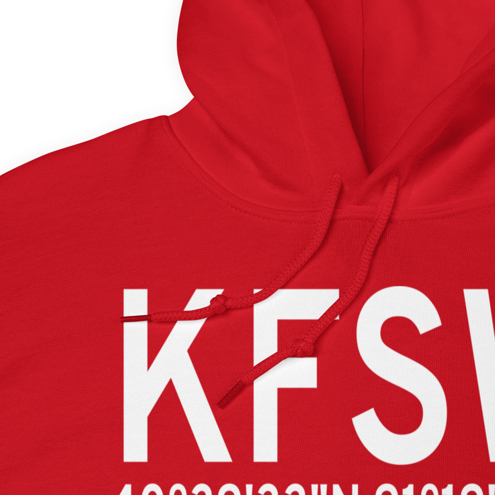 Fort Madison Municipal Airport (KFSW) ICAO Hoodie Sweatshirt 