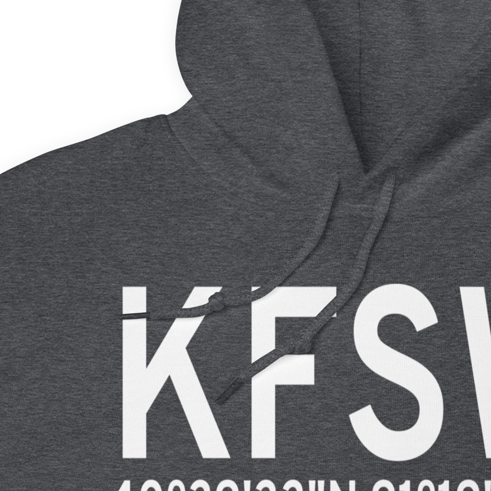 Fort Madison Municipal Airport (KFSW) ICAO Hoodie Sweatshirt 