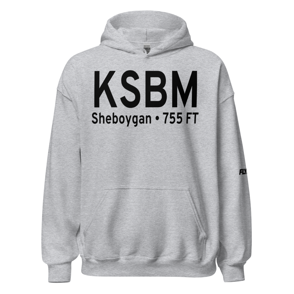 Sheboygan County Memorial Airport (KSBM) ICAO Hoodie Sweatshirt 