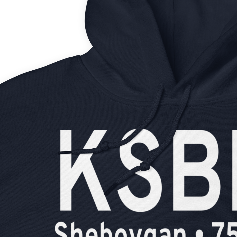 Sheboygan County Memorial Airport (KSBM) ICAO Hoodie Sweatshirt 