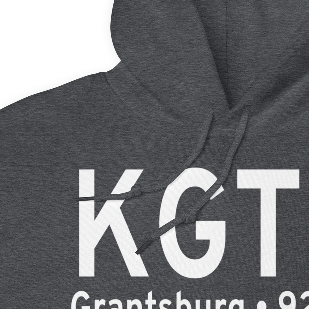 Grantsburg Municipal Airport (KGTG) ICAO Hoodie Sweatshirt 