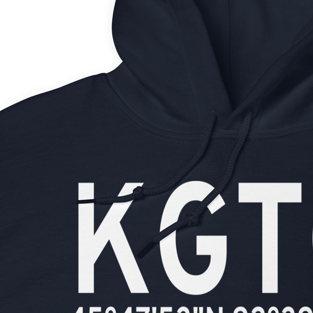 Grantsburg Municipal Airport (KGTG) ICAO Hoodie Sweatshirt 