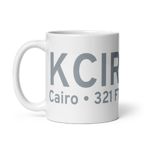 Cairo Regional Airport (KCIR) ICAO Mug
