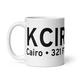 Cairo Regional Airport (KCIR) ICAO Mug