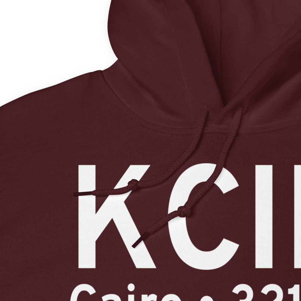 Cairo Regional Airport (KCIR) ICAO Hoodie Sweatshirt 