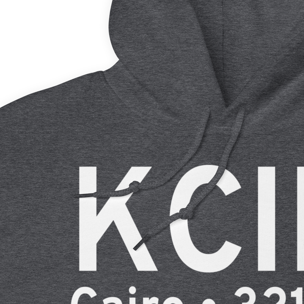 Cairo Regional Airport (KCIR) ICAO Hoodie Sweatshirt 