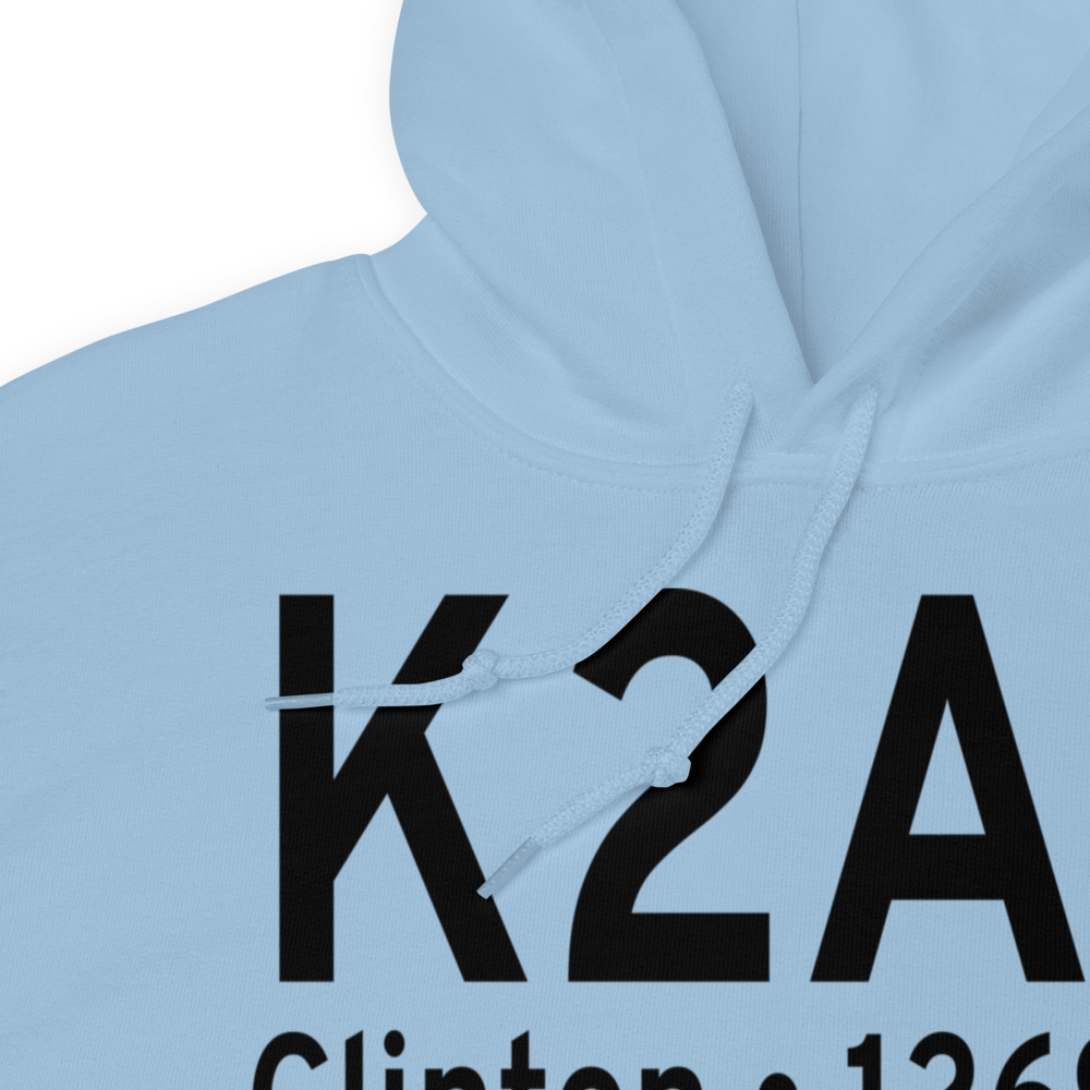 Holley Mountain Airpark (K2A2) ICAO Hoodie Sweatshirt 