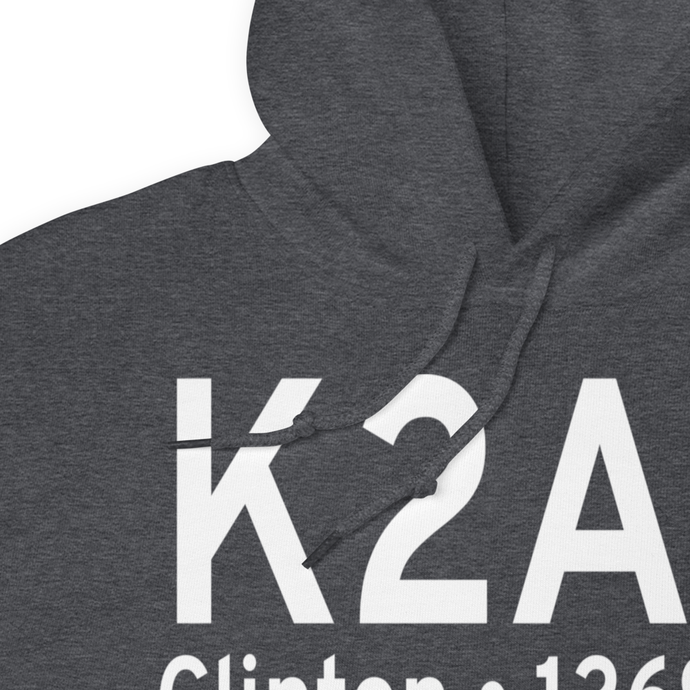 Holley Mountain Airpark (K2A2) ICAO Hoodie Sweatshirt 