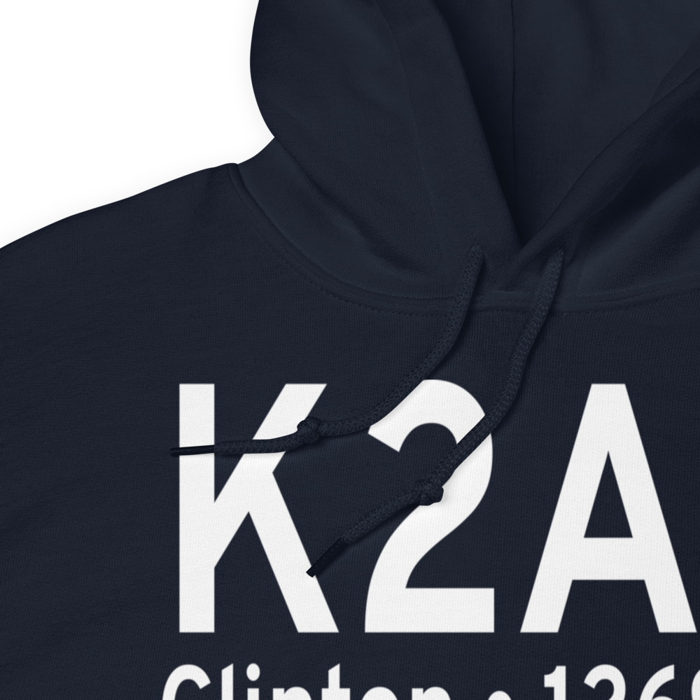 Holley Mountain Airpark (K2A2) ICAO Hoodie Sweatshirt 
