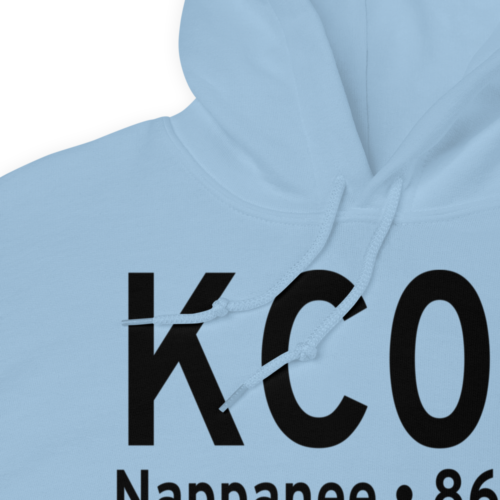 Nappanee Municipal Airport (KC03) ICAO Hoodie Sweatshirt 