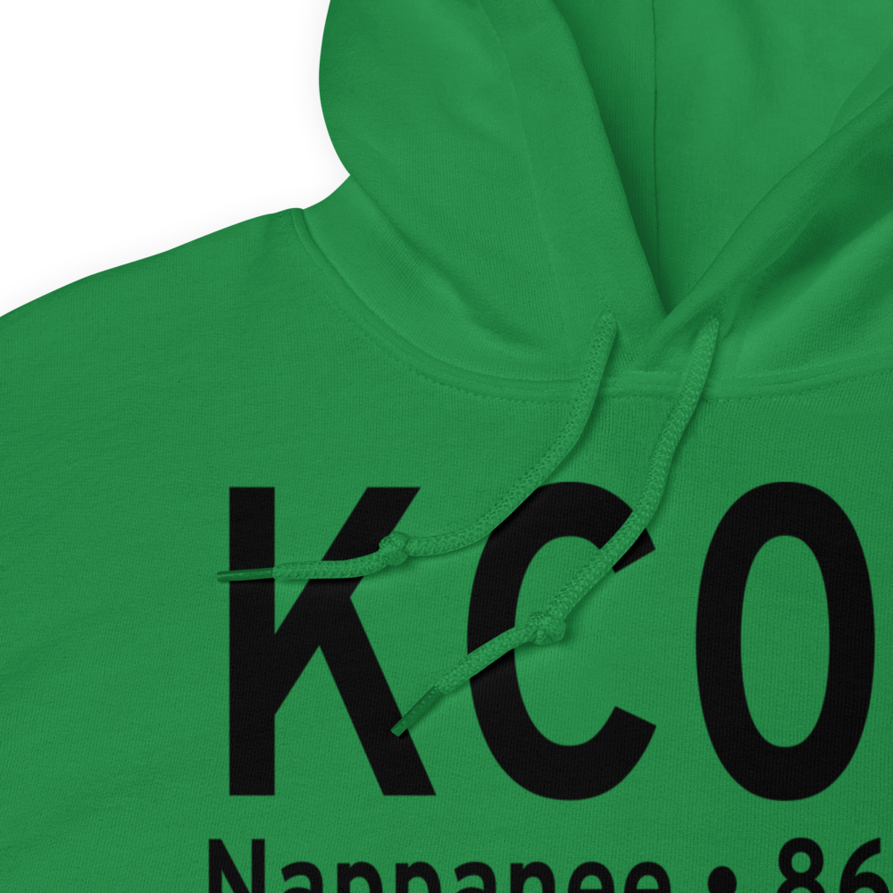 Nappanee Municipal Airport (KC03) ICAO Hoodie Sweatshirt 