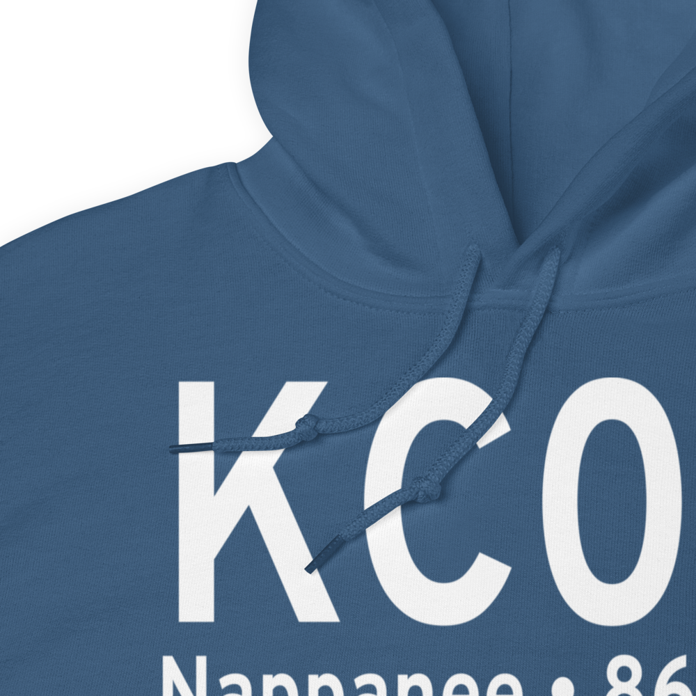 Nappanee Municipal Airport (KC03) ICAO Hoodie Sweatshirt 