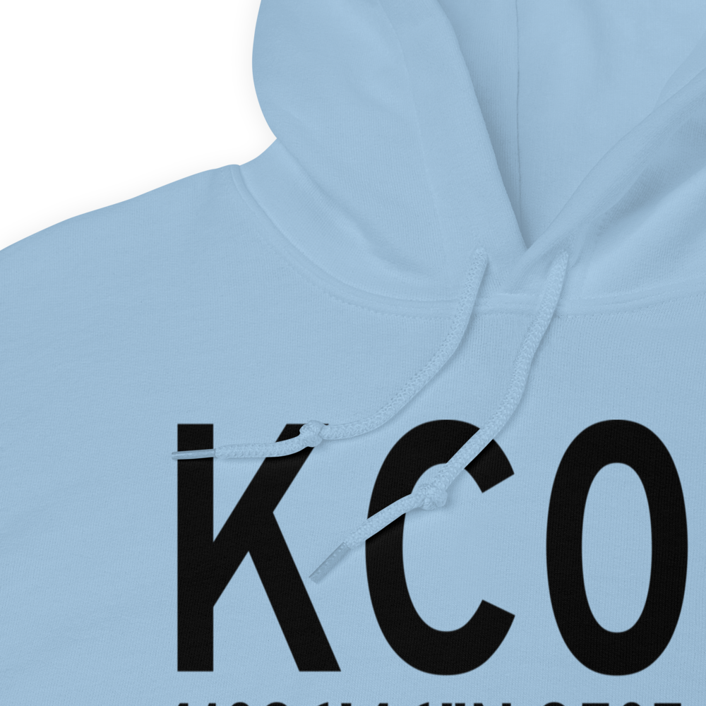 Nappanee Municipal Airport (KC03) ICAO Hoodie Sweatshirt 