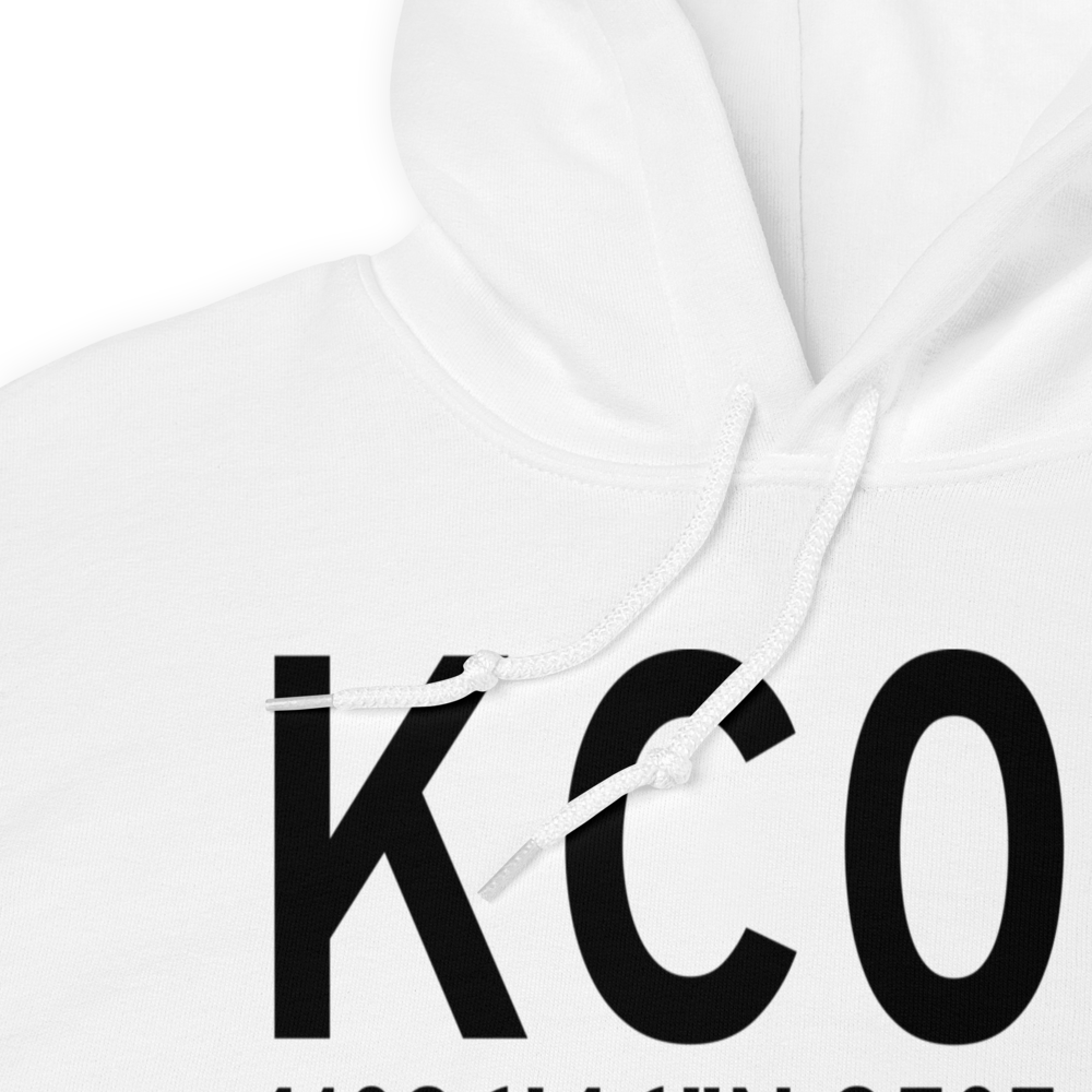 Nappanee Municipal Airport (KC03) ICAO Hoodie Sweatshirt 