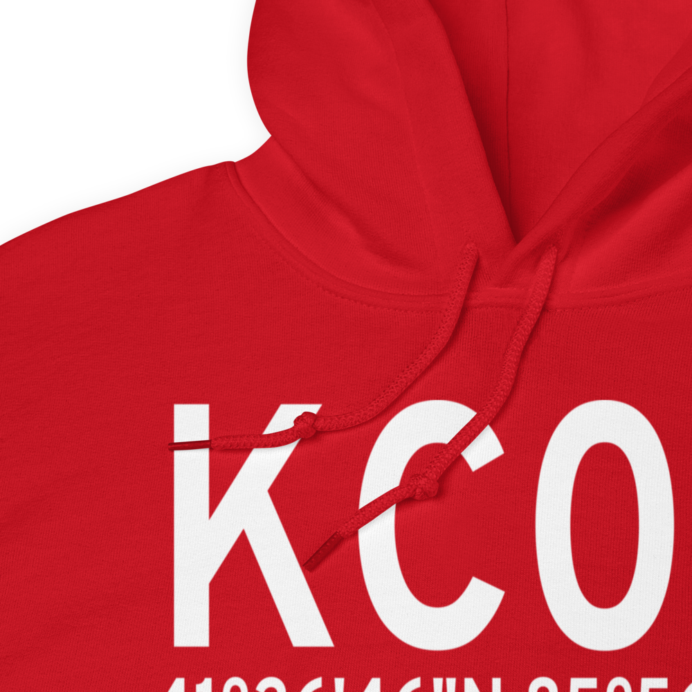 Nappanee Municipal Airport (KC03) ICAO Hoodie Sweatshirt 