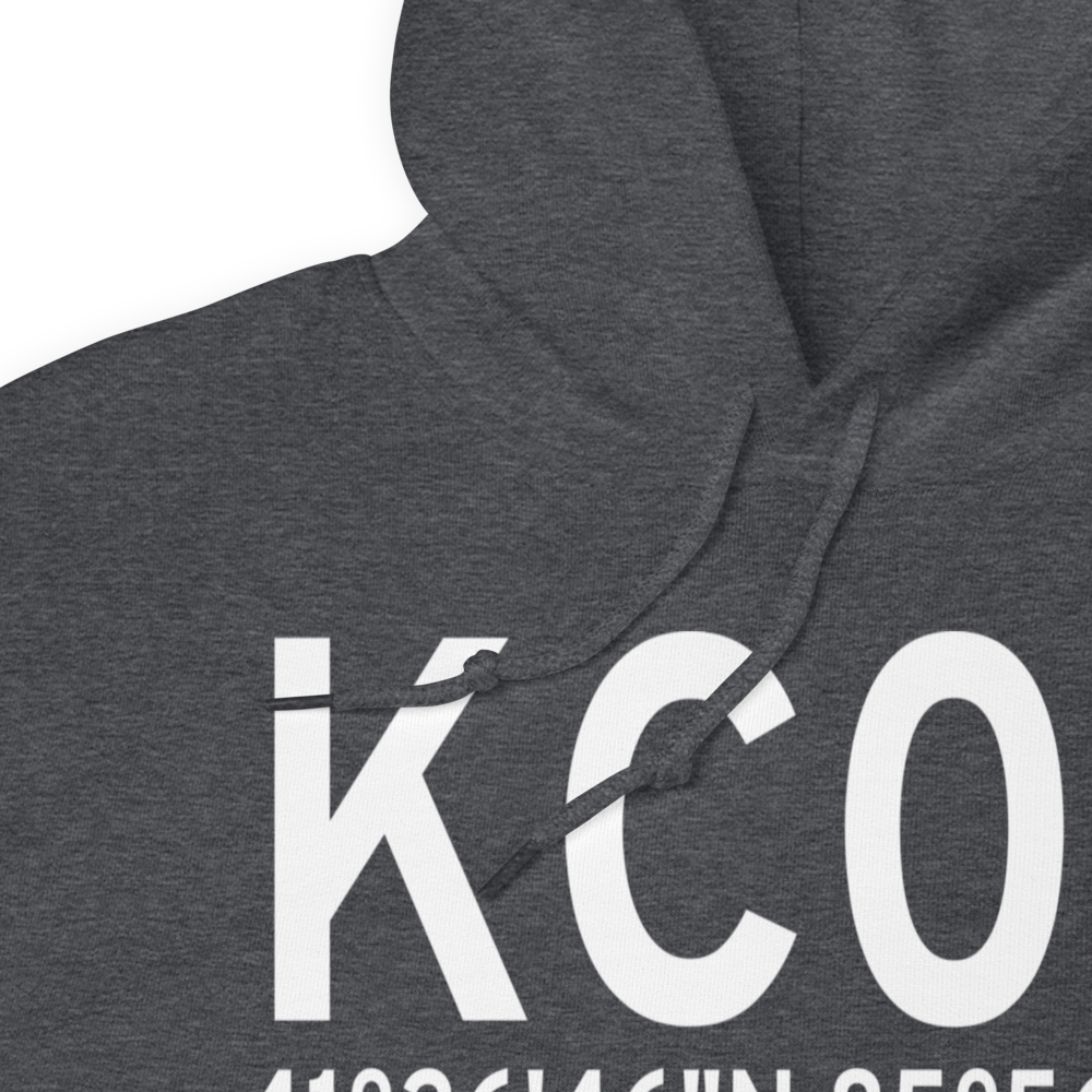 Nappanee Municipal Airport (KC03) ICAO Hoodie Sweatshirt 