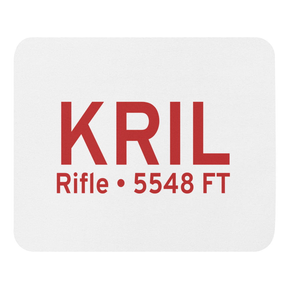 Garfield County Regional Airport (KRIL) ICAO  Mouse Pad 