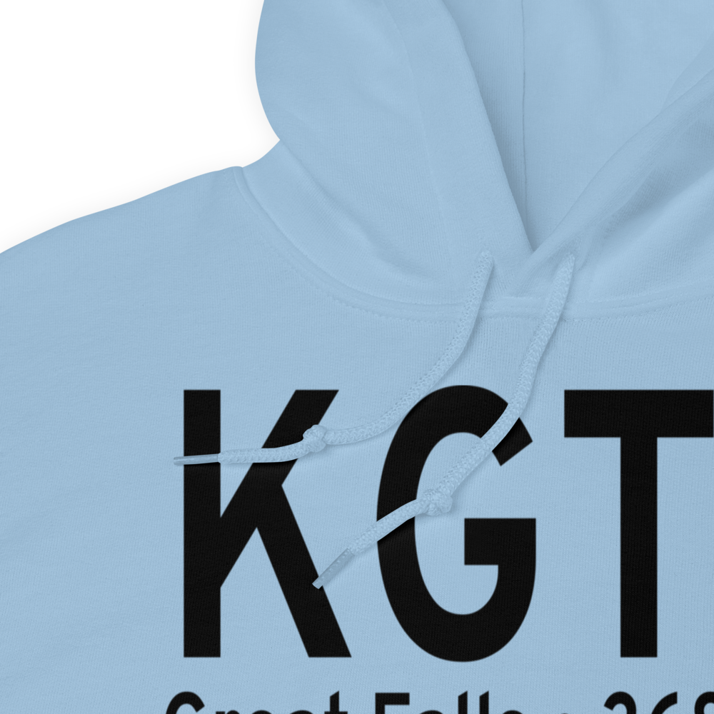 Great Falls International Airport (KGTF) ICAO Hoodie Sweatshirt 