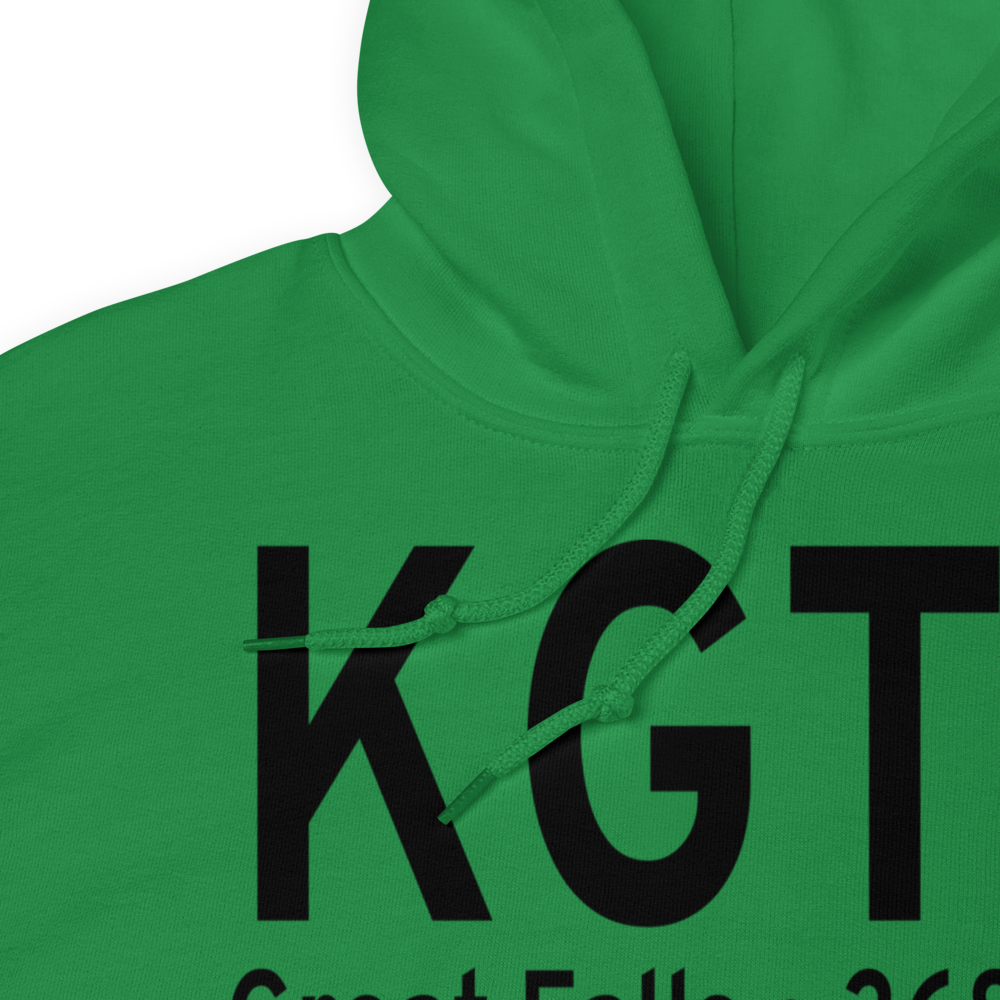 Great Falls International Airport (KGTF) ICAO Hoodie Sweatshirt 
