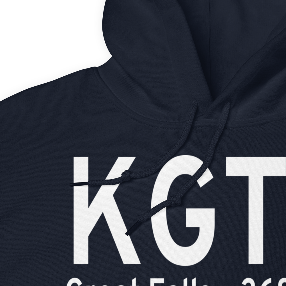 Great Falls International Airport (KGTF) ICAO Hoodie Sweatshirt 