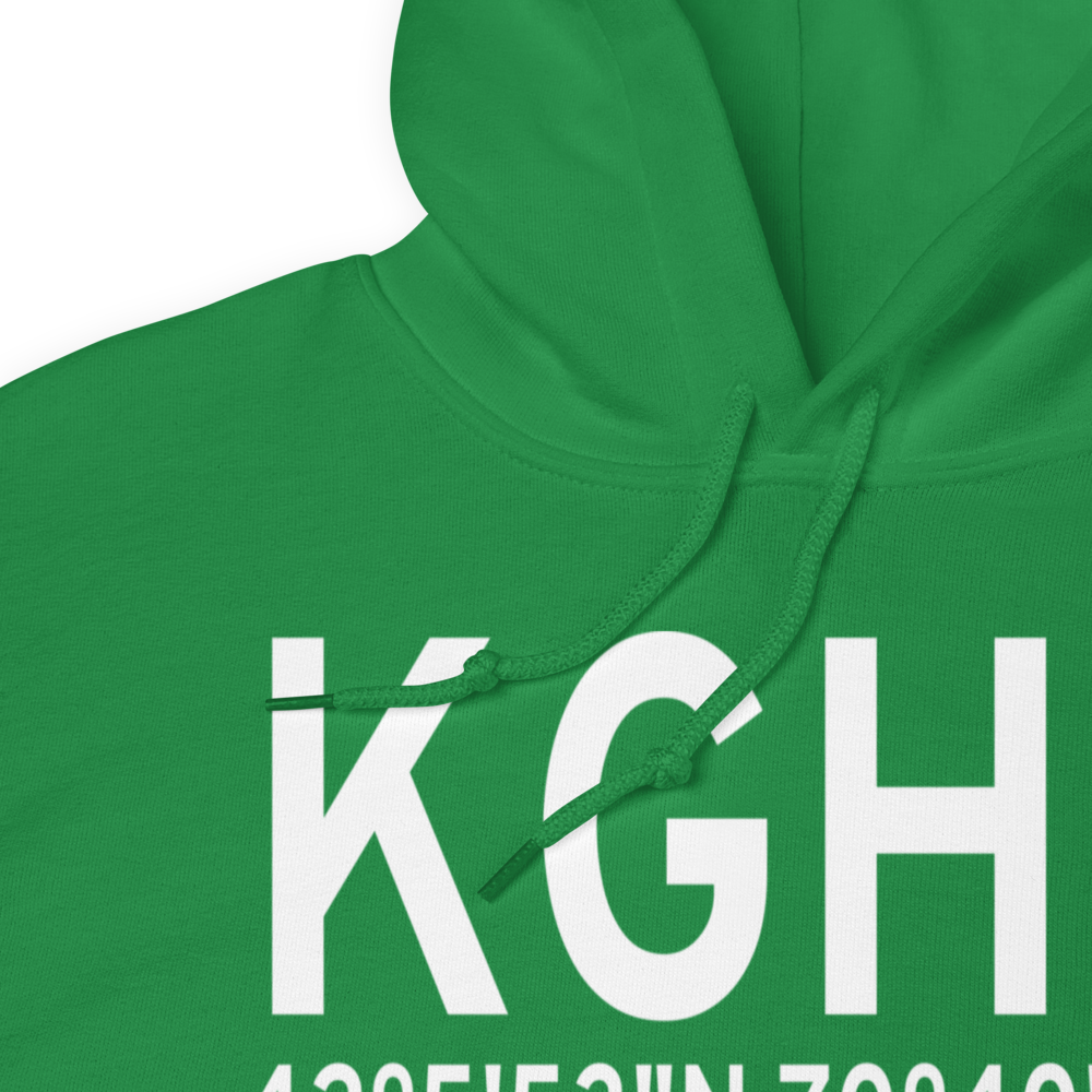 Marshfield Municipal George Harlow Field (KGHG) ICAO Hoodie Sweatshirt 