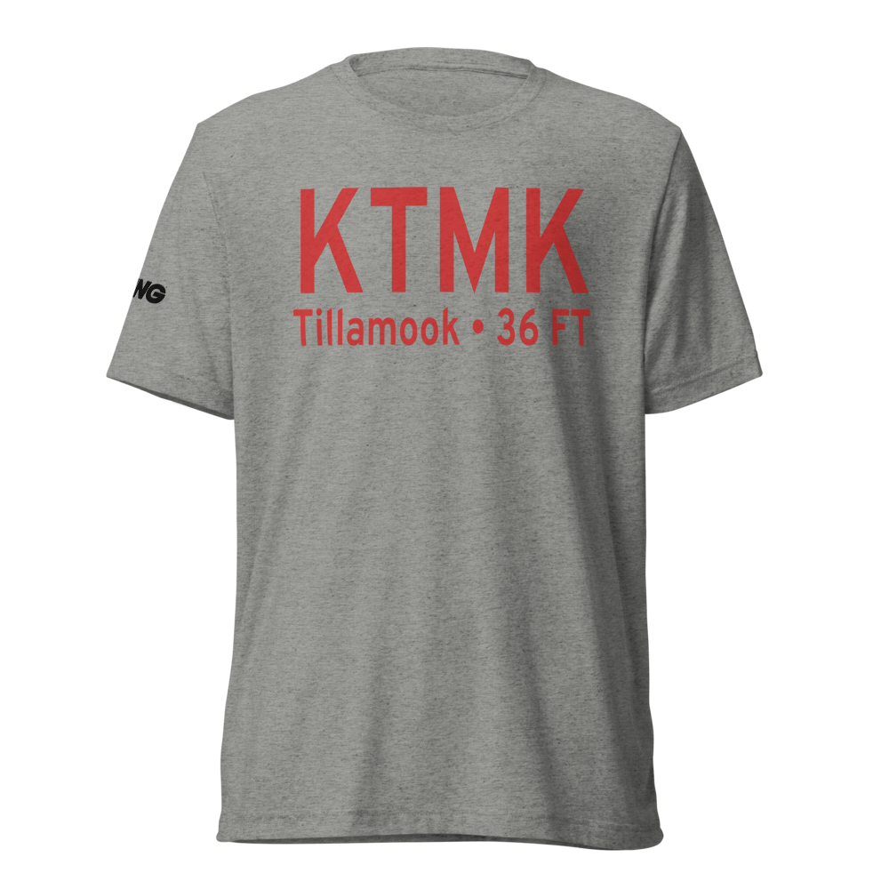 Tillamook Airport (KTMK) ICAO Tri-blend T-Shirt 