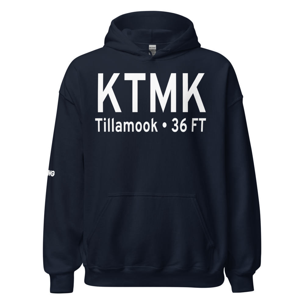 Tillamook Airport (KTMK) ICAO Hoodie Sweatshirt 