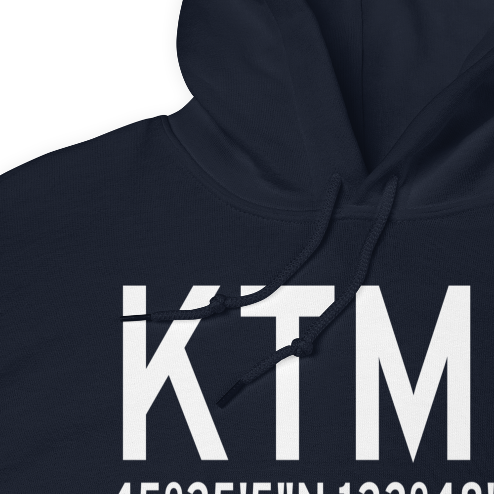 Tillamook Airport (KTMK) ICAO Hoodie Sweatshirt 