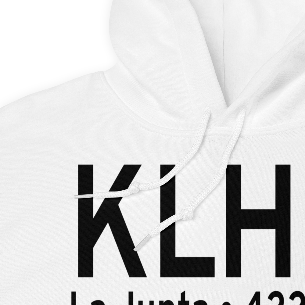 La Junta Municipal Airport (KLHX) ICAO Hoodie Sweatshirt 