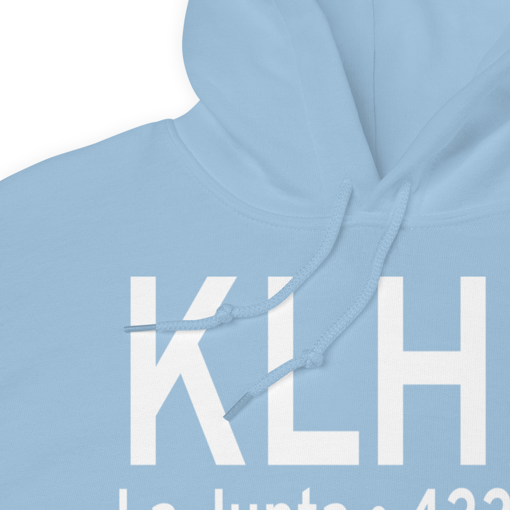 La Junta Municipal Airport (KLHX) ICAO Hoodie Sweatshirt 