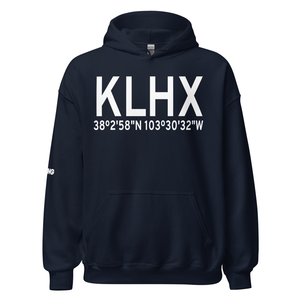 La Junta Municipal Airport (KLHX) ICAO Hoodie Sweatshirt 