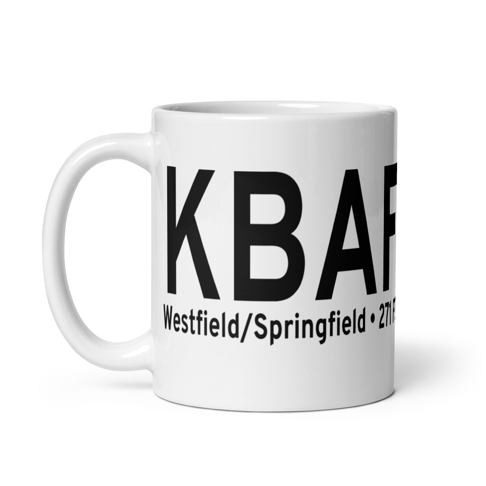 Westfield-Barnes Regional Airport (KBAF) ICAO Mug 