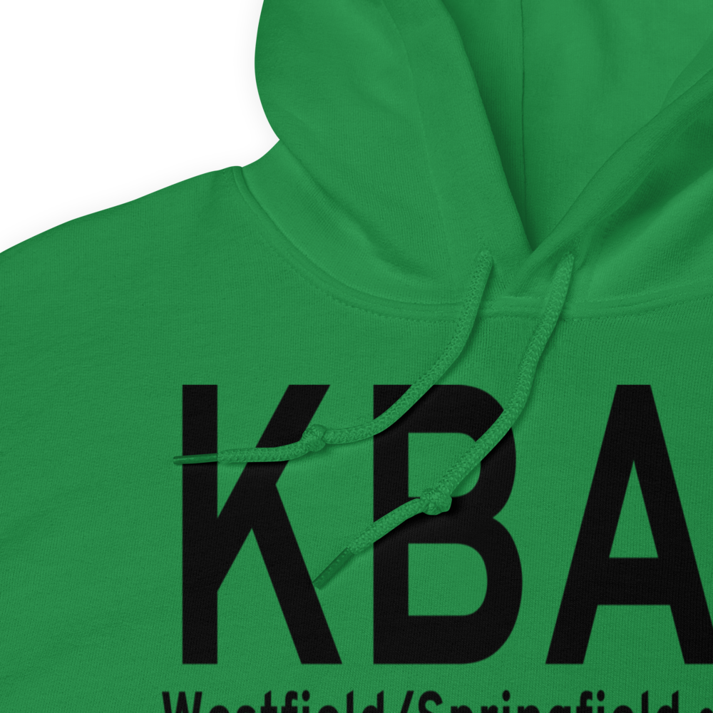 Westfield-Barnes Regional Airport (KBAF) ICAO Hoodie Sweatshirt 